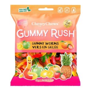 Gummy Rush Gummy Worms Candy 3.1oz 12ct